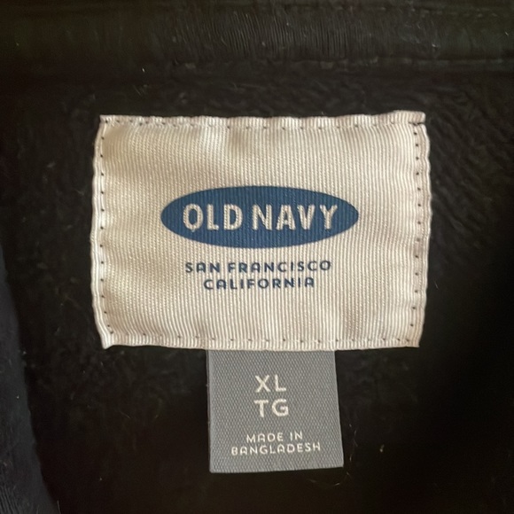 Old Navy Black Hoodie XL - Picture 3 of 3